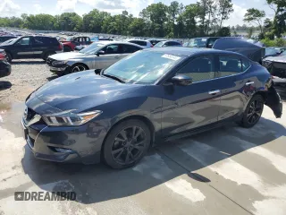 2017 Nissan Maxima S with VIN 1N4AA6AP2HC374786, listed as a Copart auction lot 57866545 with 81,959 mi miles and Salvage title. Bid and sale history available at DreamBid. Image 1.