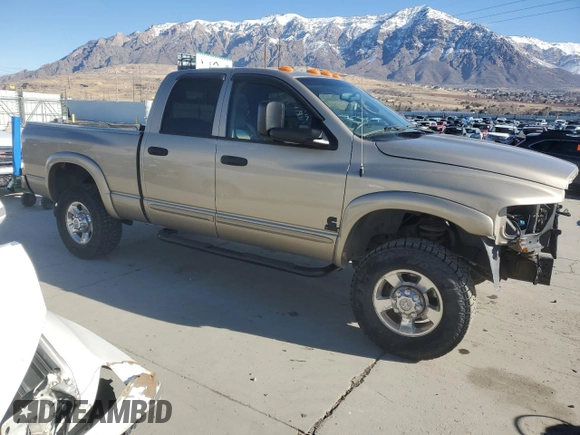 2003 Dodge Ram 2500 ST with VIN 3D7KU28C53G830759, listed as a Copart auction lot 43910005 with 283,955 mi miles and Salvage Title. Bid and sale history available at carsss.com. Image 4.
