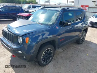 2023 Jeep Renegade Trailhawk with VIN ZACNJDC19PPP70231, listed as a IAAI auction lot 42236217 with 30,880 mi miles and . Bid and sale history available at DreamBid. Image 17.