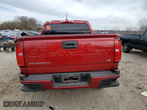 2021 Chevrolet Colorado 2WD LT с VIN 1GCGSCEN4M1210292, выставлен на аукционе Copart как лот 49714505 с пробегом 96 725 миль миль и Списание • Salvage title. История ставок и продаж доступна на DreamBid. Изображение 6.