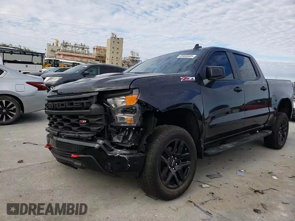 2024 Chevrolet Silverado 1500 Custom Trail Boss with VIN 3GCPDCEK8RG398601, listed as a Copart auction lot 88468505 with 933 mi miles and Salvage Title. Bid and sale history available at carsss.com. Image 11.