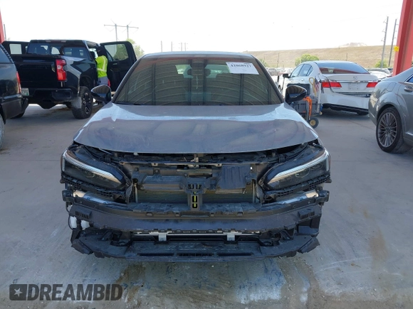 2025 Honda Civic Sport with VIN 2HGFE2F54SH542602, listed as a IAAI auction lot 42068927 with 7,110 mi miles and . Bid and sale history available at DreamBid. Image 13.
