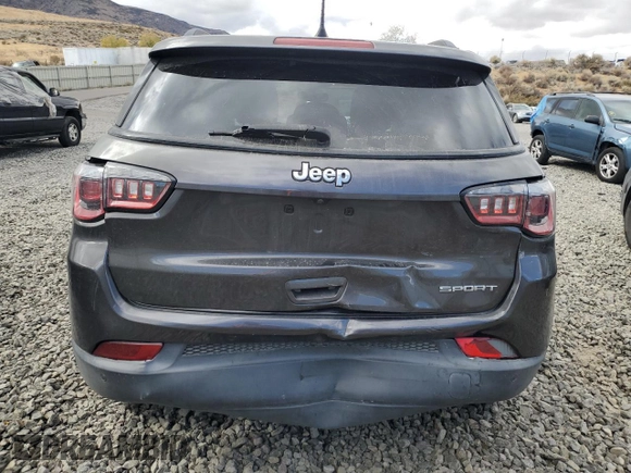 2017 Jeep Compass Sport with VIN 3C4NJCAB7HT652391, listed as a Copart auction lot 76272524 with Not Provided miles and Salvage Title. Bid and sale history available at carsss.com. Image 6.