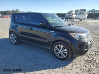 2014 Kia Soul + with VIN KNDJP3A50E7715743, listed as a Copart auction lot 47255695 with 107,064 mi miles and Salvage Title. Bid and sale history available at carsss.com. Image 4.