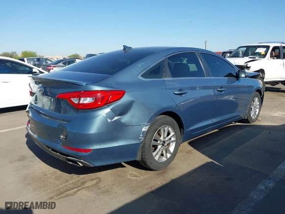 2016 Hyundai Sonata 2.4L SE with VIN 5NPE24AF9GH433954, listed as a IAAI auction lot 41980518 with 124,351 mi miles. Bid and sale history available at carsss.com. Image 4.
