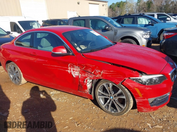 2018 BMW 2 Series 230i xDrive with VIN WBA2J3C56JVD48713, listed as a IAAI auction lot 41861277 with 103,706 mi miles and . Bid and sale history available at carsss.com. Image 13.