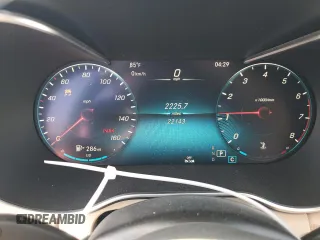 2020 Mercedes-Benz C 300 with VIN WDDWK8DB8LF934719, listed as a Copart auction lot 52760224 with 22,143 mi miles and Salvage Title. Bid and sale history available at DreamBid. Image 9.