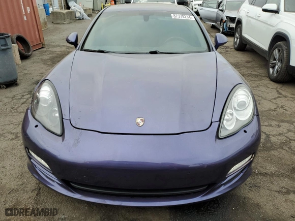 2011 Porsche Panamera with VIN WP0AA2A74BL015921, listed as a Copart auction lot 87378234 with NaN miles and Salvage Title. Bid and sale history available at carsss.com. Image 5.