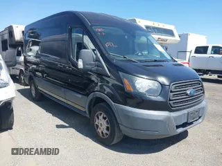 2015 Ford Transit Cargo with VIN 1FTYR2CM7FKA73060, listed as a IAAI auction lot 41866415 with 99,707 mi miles and . Bid and sale history available at carsss.com. Image 1.