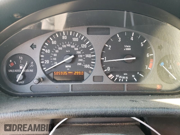 1995 BMW 3 Series 325iC with VIN WBABJ6322SJD39491, listed as a Copart auction lot 73133664 with 585,935 mi miles and Salvage Title. Bid and sale history available at carsss.com. Image 9.