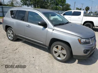 2016 Jeep Compass Sport with VIN 1C4NJCBA3GD611556, listed as a Copart auction lot 55227345 with Not Provided miles and Salvage Title. Bid and sale history available at DreamBid. Image 4.