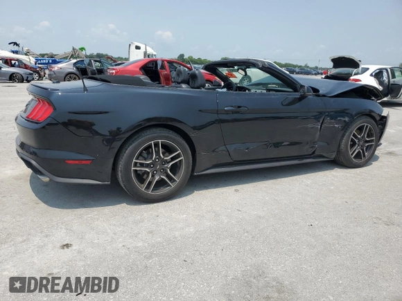 2018 Ford Mustang EcoBoost Premium with VIN 1FATP8UH9J5132529, listed as a Copart auction lot 60113095 with 109,405 mi miles and Salvage title. Bid and sale history available at DreamBid. Image 3.