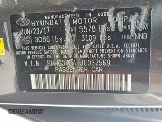 2018 Genesis G90 Premium z VIN KMHG34JA5JU037569, wystawiony jako Copart lot #58182965 z przebiegiem 90 361 mil mil oraz Szkoda całkowita • Salvage title. Historia ofert i sprzedaży dostępna na DreamBid. Obrazek 12.
