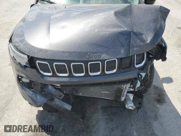 2022 Jeep Compass Latitude with VIN 3C4NJCBB2NT138975, listed as a Copart auction lot 51067865 with Not provided miles and Salvage title. Bid and sale history available at DreamBid. Image 12.