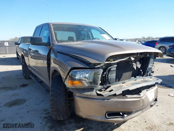 2010 Dodge Ram 1500 ST with VIN 1D7RB1GK0AS249411, listed as a IAAI auction lot 41790673 with 61,790 mi miles. Bid and sale history available at carsss.com. Image 1.