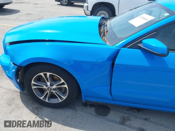 2013 Ford Mustang V6 with VIN 1ZVBP8AM9D5257832, listed as a IAAI auction lot 42504860 with 87,337 mi miles and . Bid and sale history available at DreamBid. Image 18.