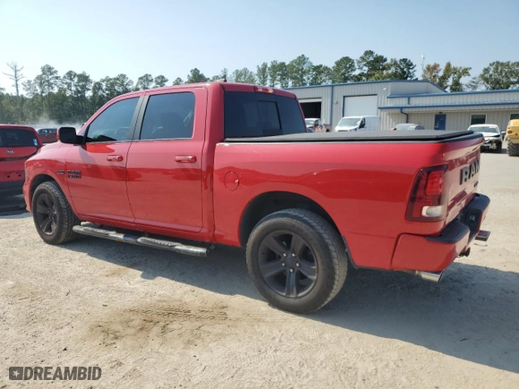 2018 Ram 1500 Night with VIN 1C6RR7MTXJS183723, listed as a Copart auction lot 74341014 with 83,489 mi miles and Clean Title. Bid and sale history available at carsss.com. Image 2.