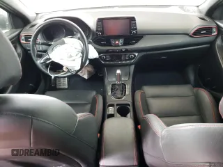 2019 Hyundai Elantra GT N Line with VIN KMHH55LC7KU102460, listed as a Copart auction lot 71829164 with 0 mi miles and Salvage Title. Bid and sale history available at carsss.com. Image 8.