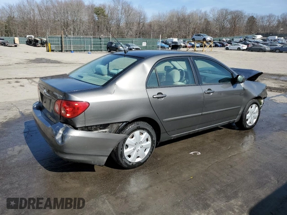 2007 Toyota Corolla CE with VIN 2T1BR32E27C788708, listed as a Copart auction lot 49352645 with 193,540 mi miles and Salvage Title. Bid and sale history available at DreamBid. Image 3.