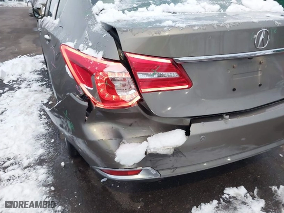 2014 Acura RLX Hybrid Advance Pkg with VIN JH4KC2F92EC000068, listed as a IAAI auction lot 41158553 with 108,325 mi miles. Bid and sale history available at carsss.com. Image 6.