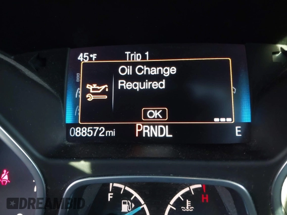 2017 Ford Focus SE with VIN 1FADP3F23HL342081, listed as a IAAI auction lot 41278282 with 88,572 mi miles. Bid and sale history available at carsss.com. Image 15.