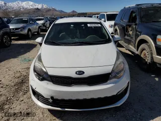 2016 Kia Rio LX with VIN KNADM4A3XG6664459, listed as a Copart auction lot 46936295 with 76,710 mi miles and Salvage Title. Bid and sale history available at carsss.com. Image 5.