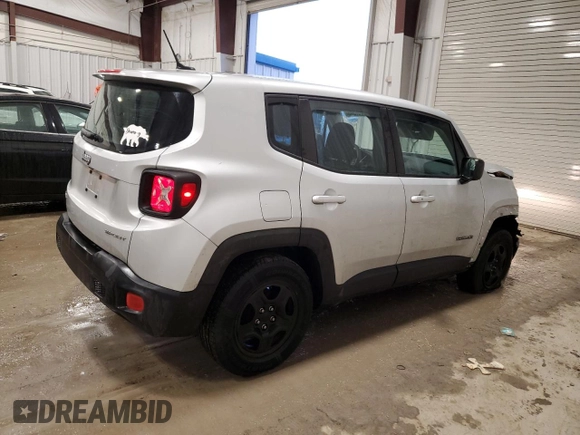 2016 Jeep Renegade Sport with VIN ZACCJBAT6GPD50638, listed as a Copart auction lot 43267505 with 118,269 mi miles and Non Repairable. Bid and sale history available at carsss.com. Image 3.
