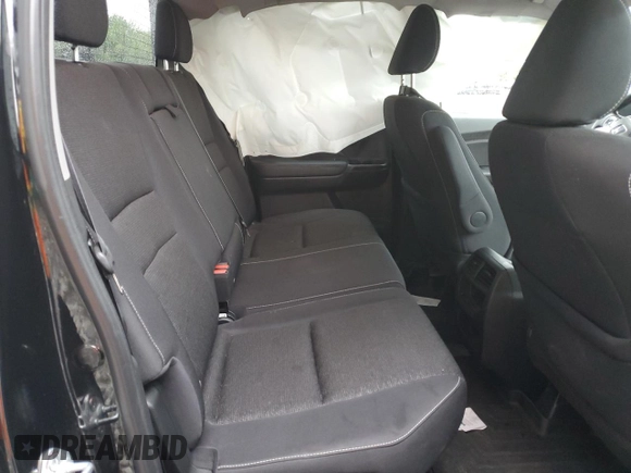 2022 Honda Ridgeline Sport with VIN 5FPYK3F14NB006656, listed as a Copart auction lot 55895635 with 61,689 mi miles and Salvage title. Bid and sale history available at DreamBid. Image 10.