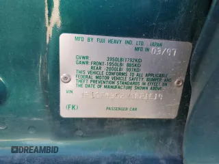 1997 Subaru Impreza L with VIN JF1GF4352VG821519, listed as a Copart auction lot 76420034 with 57,600 mi miles and Clean title. Bid and sale history available at DreamBid. Image 13.
