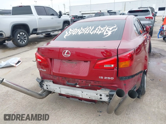 2006 Lexus IS 250 with VIN JTHBK262062006786, listed as a IAAI auction lot 41413517 with 157,788 mi miles and . Bid and sale history available at DreamBid. Image 17.