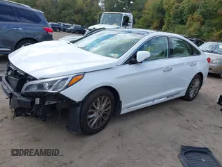 2015 Hyundai Sonata 2.4L Sport with VIN 5NPE34AFXFH085500, listed as a IAAI auction lot 40478188 with 147,320 mi miles. Bid and sale history available at carsss.com. Image 17.