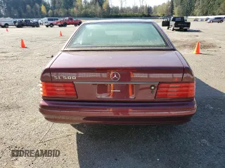 1997 Mercedes-Benz SL-Class with VIN WDBFA67F4VF148157, listed as a Copart auction lot 51943445 with Not Provided miles and Salvage Title. Bid and sale history available at carsss.com. Image 6.