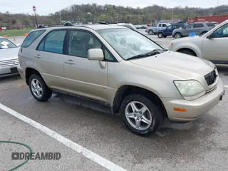 2002 Lexus RX 300 with VIN JTJHF10U720276010, listed as a IAAI auction lot 41917460 with 240,373 mi miles. Bid and sale history available at carsss.com. Image 1.