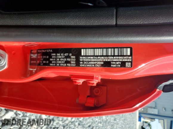 2017 Jeep Renegade Latitude с VIN ZACCJABB0HPG66490, выставлен на аукционе Copart как лот 54553265 с пробегом 124 641 миль миль и Чистый • Clean title. История ставок и продаж доступна на DreamBid. Изображение 13.