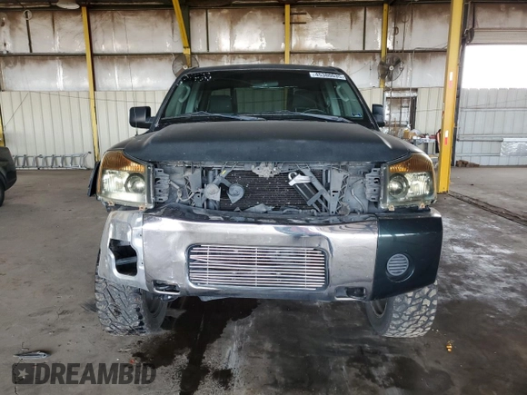 2006 Nissan Titan SE with VIN 1N6AA07B86N543212, listed as a Copart auction lot 45380035 with 186,431 mi miles and Salvage title. Bid and sale history available at DreamBid. Image 5.