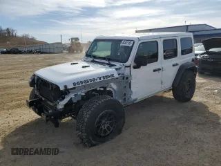 2023 Jeep Wrangler Sport S with VIN 1C4HJXDGXPW665818, listed as a Copart auction lot 48357105 with 9,803 mi miles and Clean Title. Bid and sale history available at DreamBid. Image 1.