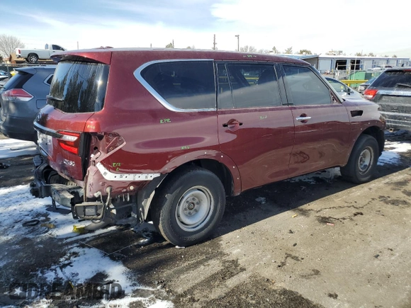 2022 Infiniti QX80 PREMIUM SELECT with VIN JN8AZ2AE8N9291774, listed as a Copart auction lot 44748755 with 42,604 mi miles and Clean Title. Bid and sale history available at carsss.com. Image 3.