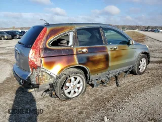 2008 Honda CR-V EX-L with VIN JHLRE48758C075520, listed as a Copart auction lot 77112634 with 164,489 mi miles and Salvage Title. Bid and sale history available at carsss.com. Image 3.