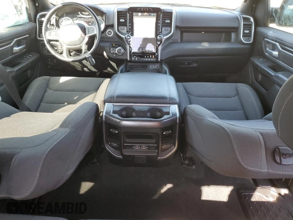 2023 Ram 1500 Big Horn with VIN 1C6SRFFT5PN652314, listed as a Copart auction lot 59323735 with 28,721 mi miles and Salvage title. Bid and sale history available at DreamBid. Image 8.