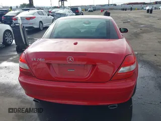 2008 Mercedes-Benz SLK-Class 3.0L with VIN WDBWK54F58F177151, listed as a IAAI auction lot 41516954 with 201,431 mi miles. Bid and sale history available at carsss.com. Image 16.