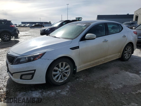 2015 Kia Optima EX with VIN KNAGN4A74F5555013, listed as a Copart auction lot 50309455 with 254,278 mi miles and Clean Title. Bid and sale history available at DreamBid. Image 1.