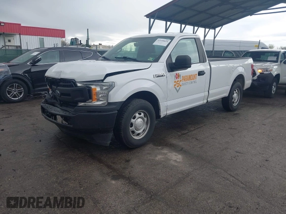2018 Ford F-150 XL with VIN 1FTMF1CBXJKE56080, listed as a IAAI auction lot 41958854 with 140,646 mi miles. Bid and sale history available at carsss.com. Image 18.