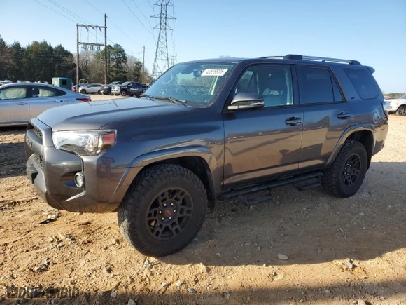 2023 Toyota 4Runner SR5 Premium with VIN JTENU5JR5P6151214, listed as a Copart auction lot 42899805 with 55,622 mi miles and Salvage Title. Bid and sale history available at carsss.com. Image 1.