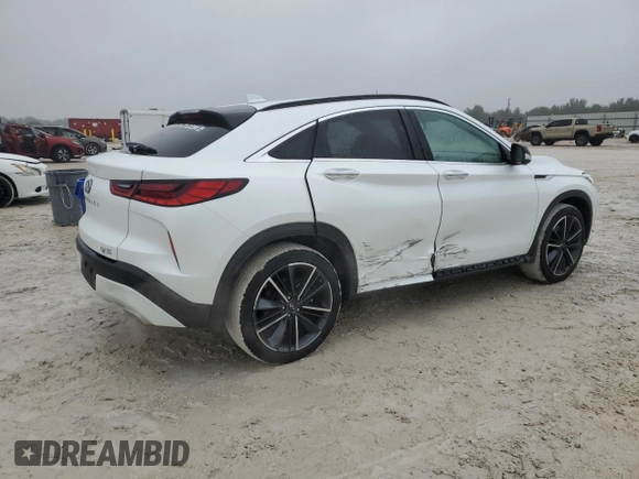 2023 Infiniti QX55 Essential z VIN 3PCAJ5KR6PF116065, wystawiony jako Copart lot #89245465 z przebiegiem 12 613 mil mil oraz Szkoda całkowita • Salvage title. Historia ofert i sprzedaży dostępna na DreamBid. Obrazek 3.