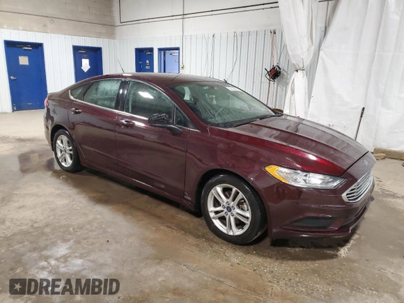 2018 Ford Fusion SE with VIN 3FA6P0HDXJR212926, listed as a Copart auction lot 52100685 with 75,213 mi miles and Salvage Title. Bid and sale history available at carsss.com. Image 4.