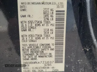 2020 Nissan Frontier SV с VIN 1N6ED0EB9LN721037, выставлен на аукционе Copart как лот 58133035 с пробегом 53 677 миль миль и Списание • Salvage title. История ставок и продаж доступна на DreamBid. Изображение 13.