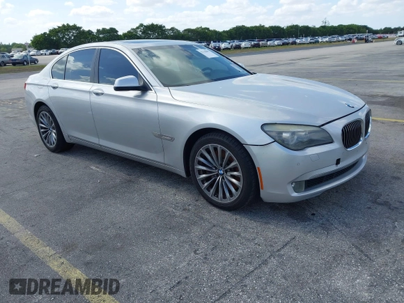 2011 BMW 7 Series 750i with VIN WBAKA8C55BCY36803, listed as a IAAI auction lot 42138401 with 85,464 mi miles. Bid and sale history available at carsss.com. Image 1.
