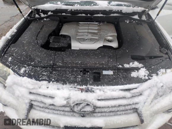 2013 Lexus LX 570 with VIN JTJHY7AX2D4101858, listed as a Copart auction lot 53908465 with 149,930 mi miles and Salvage title. Bid and sale history available at DreamBid. Image 12.