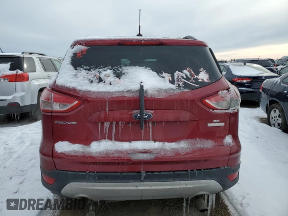 2016 Ford Escape SE with VIN 1FMCU0GX3GUB95532, listed as a Copart auction lot 44617785 with 98,331 mi miles and Salvage Title. Bid and sale history available at carsss.com. Image 6.