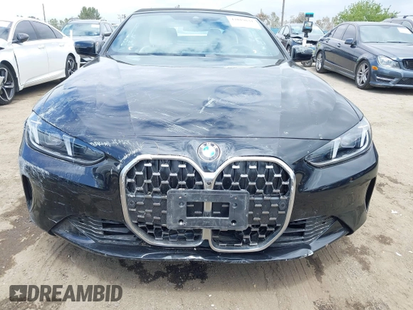 2025 BMW 4 Series 430i z VIN WBA33DB08SCU35159, wystawiony jako IAAI lot #42019631 z przebiegiem 895 mil mil oraz . Historia ofert i sprzedaży dostępna na DreamBid. Obrazek 6.
